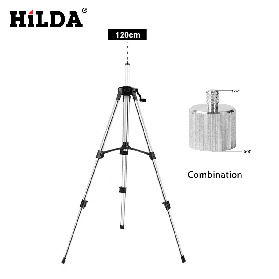 HILDA Statyw 1.2m 5/8" aluminiowy pod laser