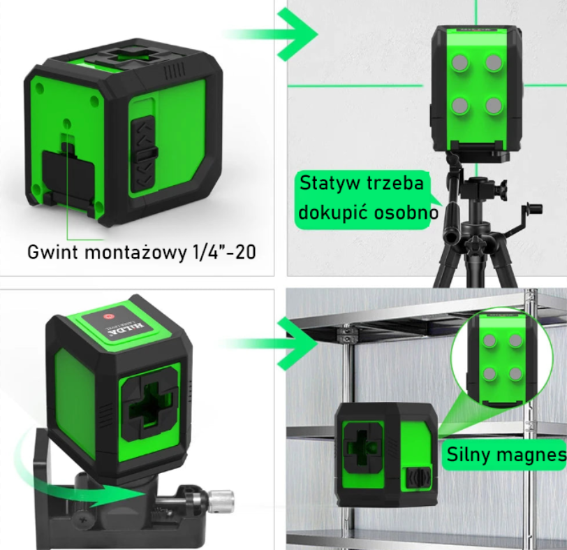 HILDA Laser krzyżowy 2 linie